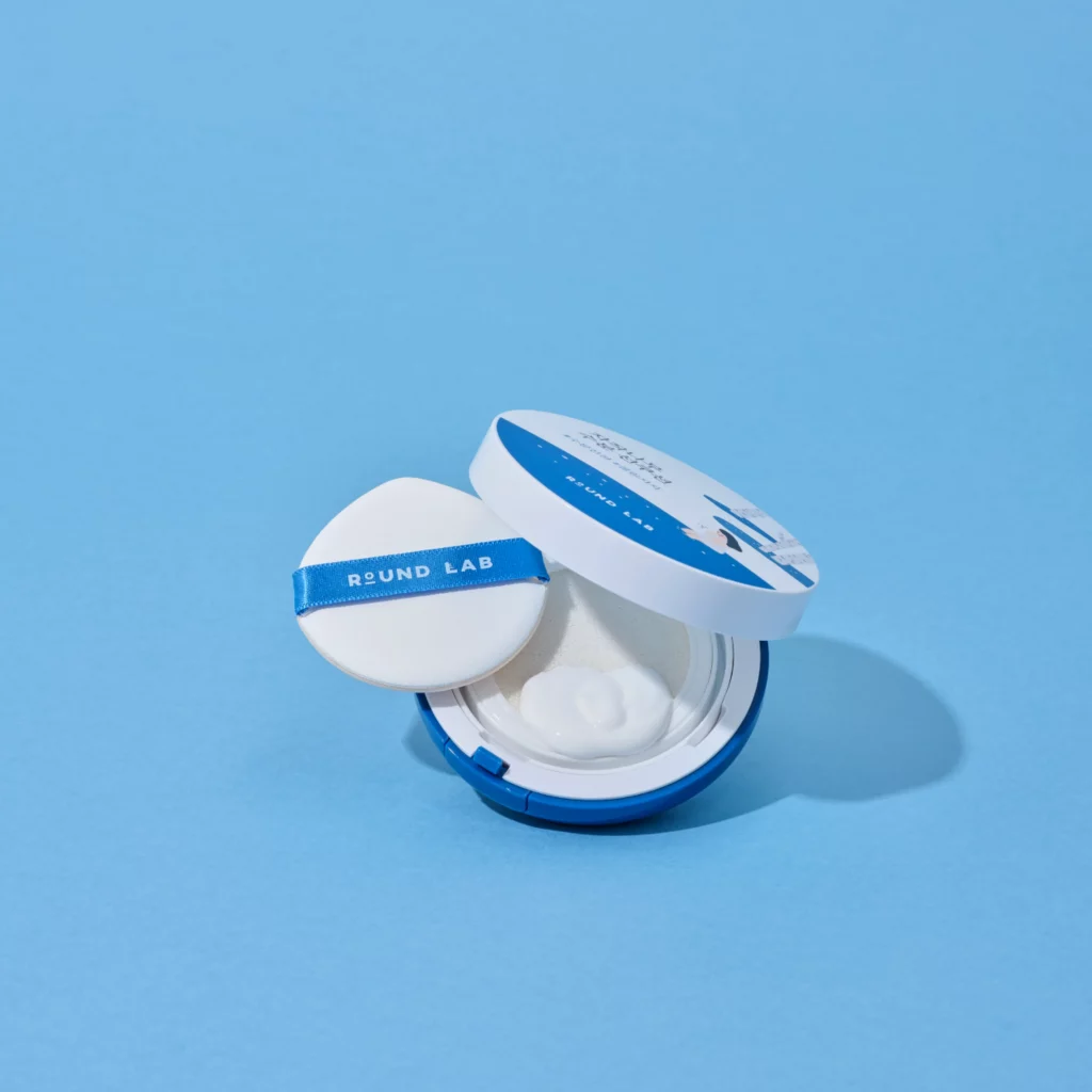 Солнцезащитный кушон Round lab Birch Juice Moisturizing Sun Cushion SPF50+ PA++++ — изображение 4