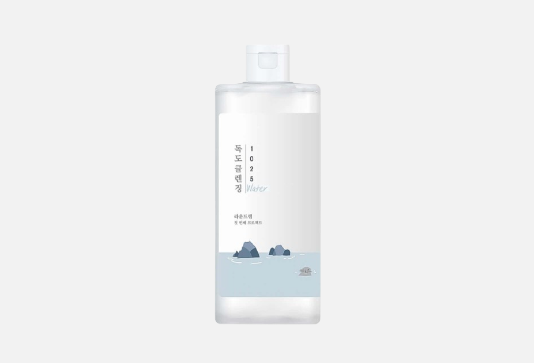 Мягкая мицеллярная вода для снятия макияжа Round Lab 1025 Dokdo Cleansing Water