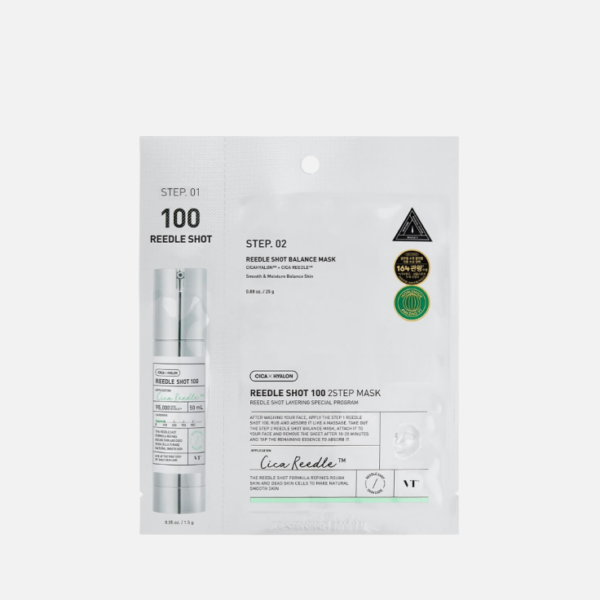 Двухфазная маска с микроиглами VT Cosmetics Reedle Shot 100 2 Step Mask