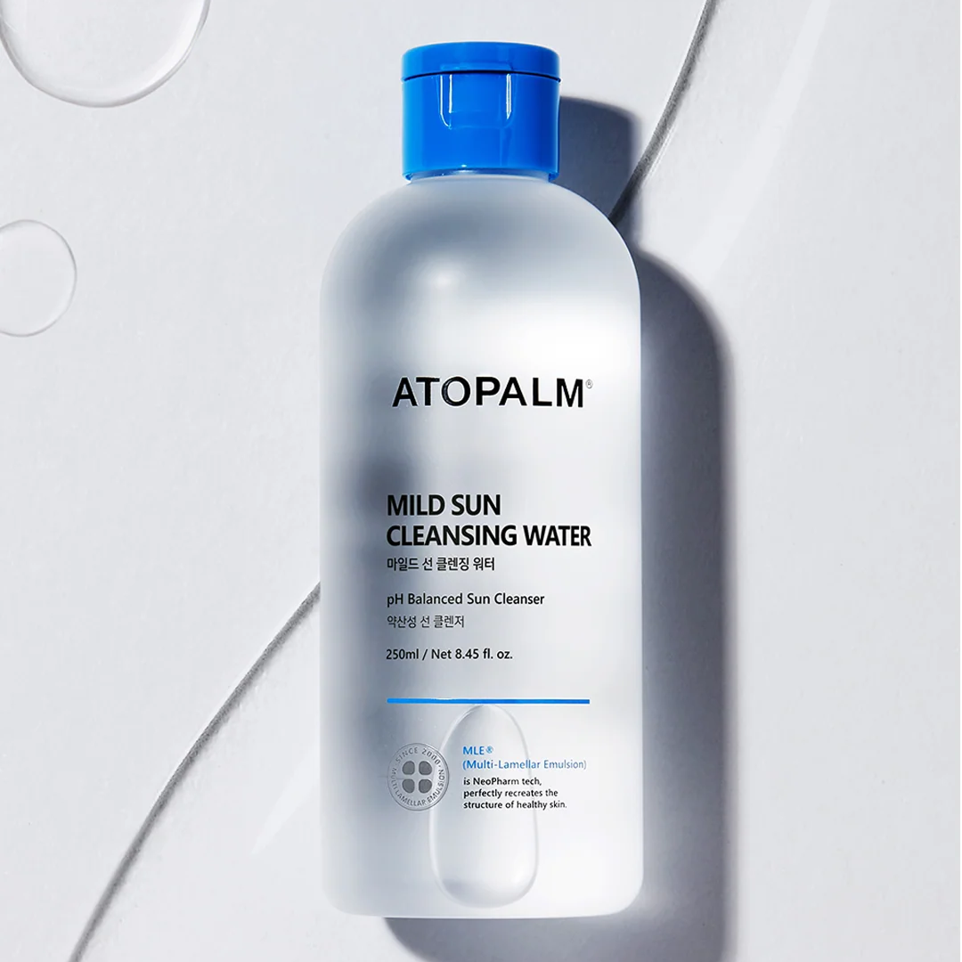 Мягкая очищающая вода для чувствительной кожи Atopalm Mild Sun Cleansing Water 250 ml — изображение 4