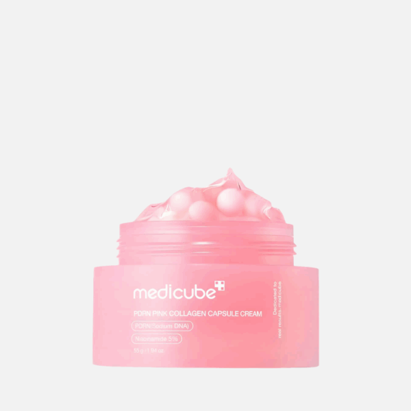 Укрепляющий капсульный крем с ПДРН и пептидами Medicube PDRN Pink Collagen Capsule Cream