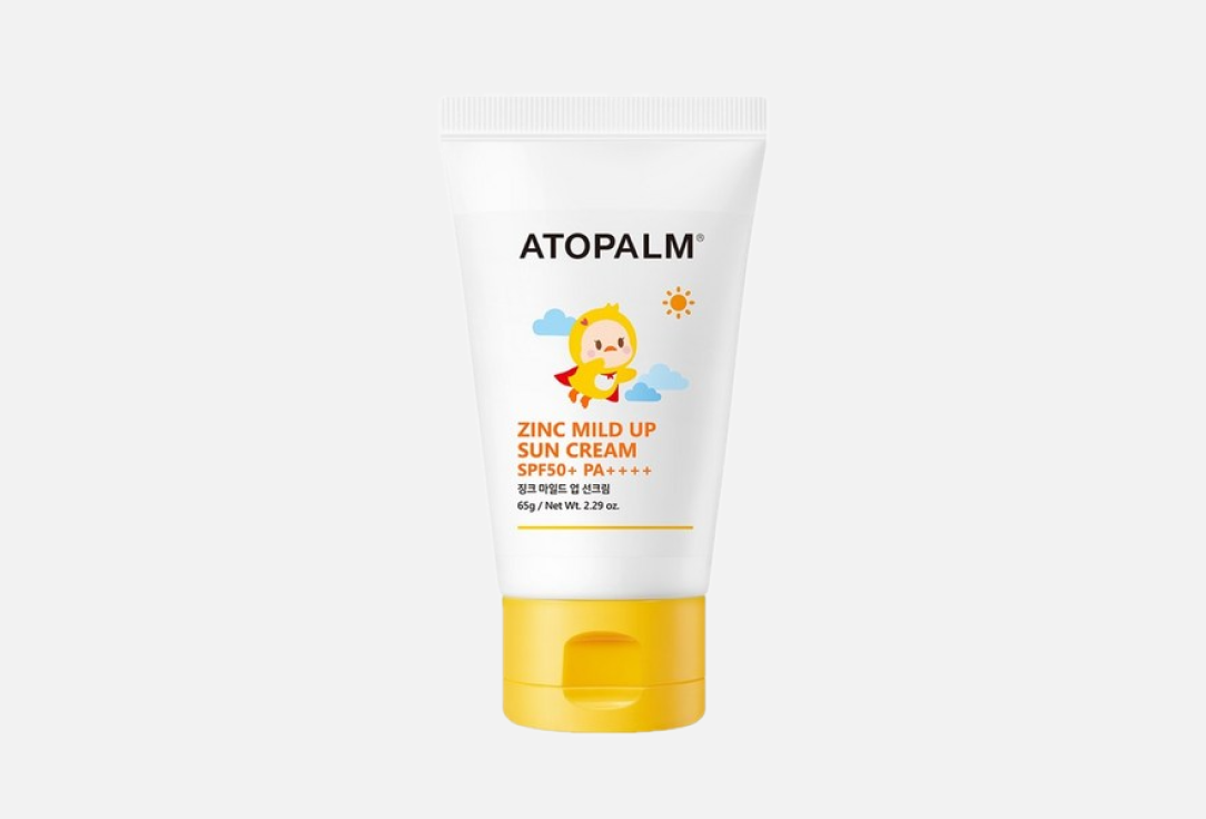 Детский солнцезащитный крем Atopalm Zinc Mild Up Sun Cream SPF50+ PA++++