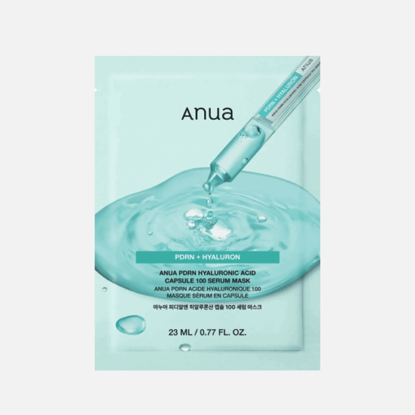 Тканевая маска с ПДРН и гиалуроновой кислотой Anua PDRN Hyaluronic Acid Capsule 100 Serum Mask Sheet