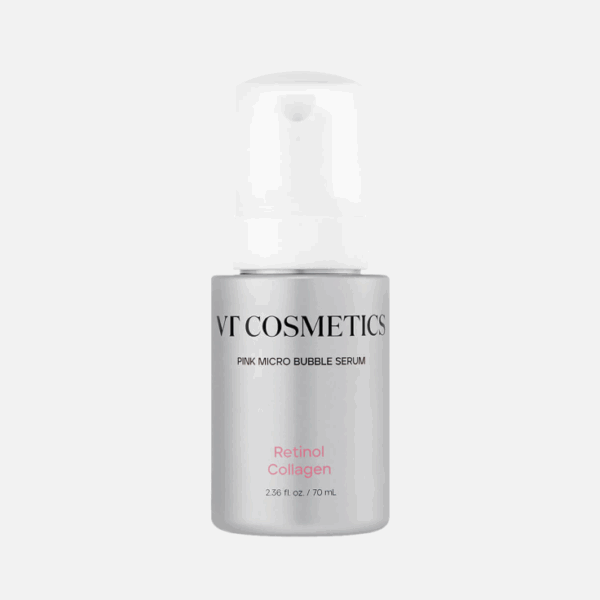 Пузырьковая сыворотка с ретинолом VT Cosmetics Retinol Collagen Pink Micro Bubble Serum
