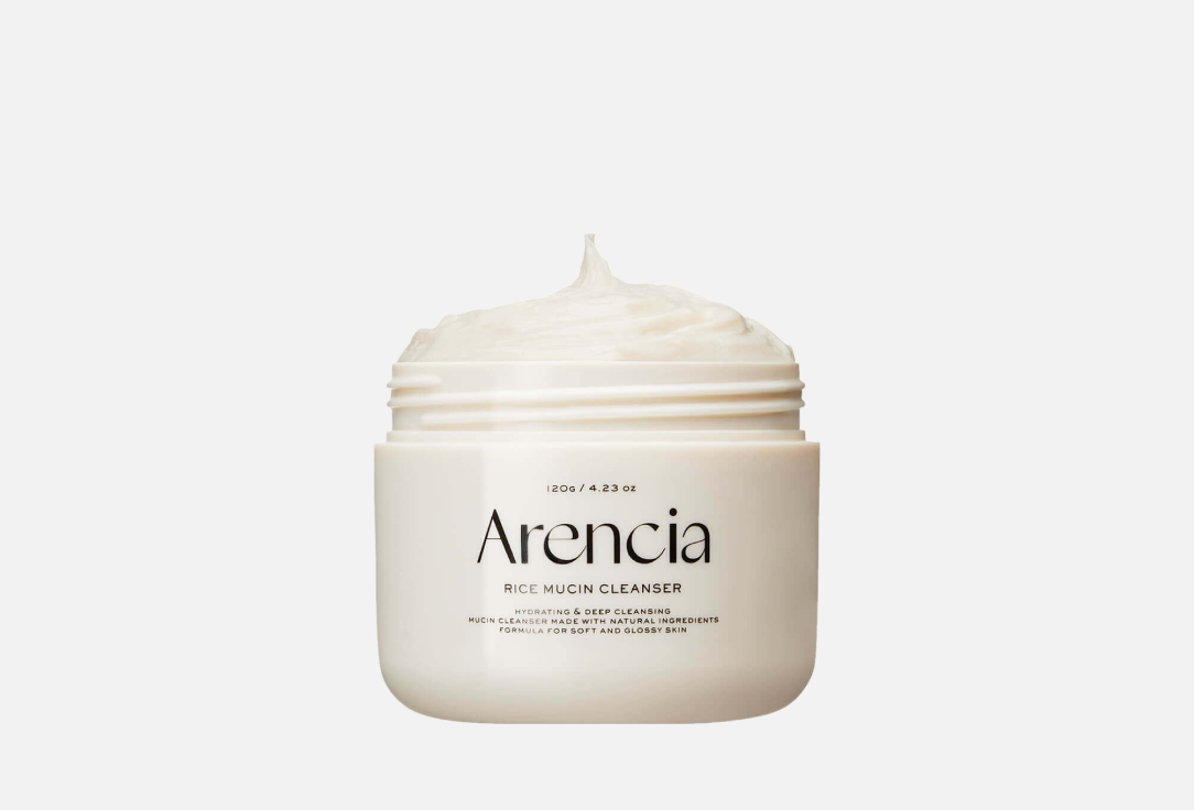 Очищающее средство с муцином улитки Arencia Rice Mucin Cleanser