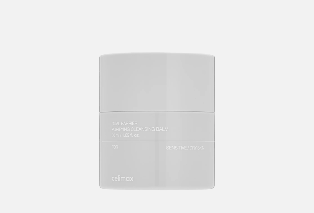 Нежный гидрофильный бальзам с комплексом церамидов Celimax Dual Barrier Purifying Cleansing Balm
