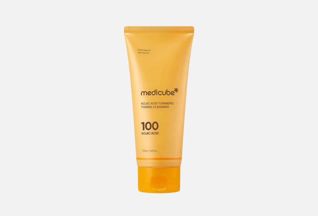 Пенка для умывания с кислотами medicube Kojic Acid Turmeric Toning Cleanser