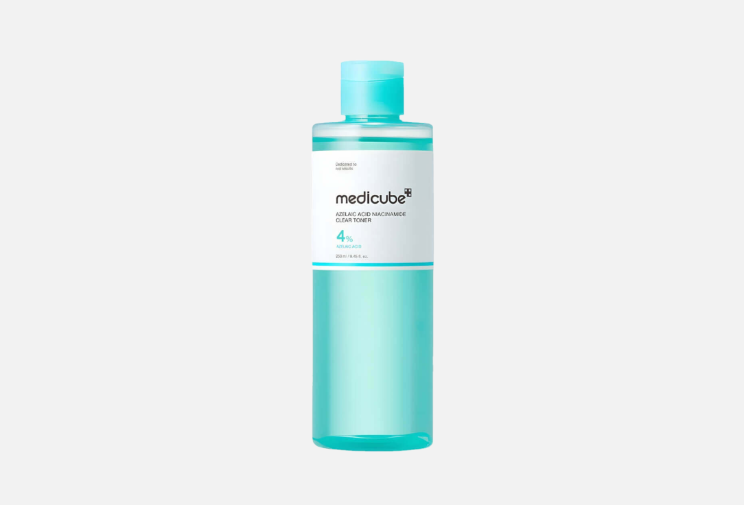 Очищающий тоник с 4% азелаиновой кислоты medicube Azelaic Acid Niacinamide Clear Toner, 250 ml
