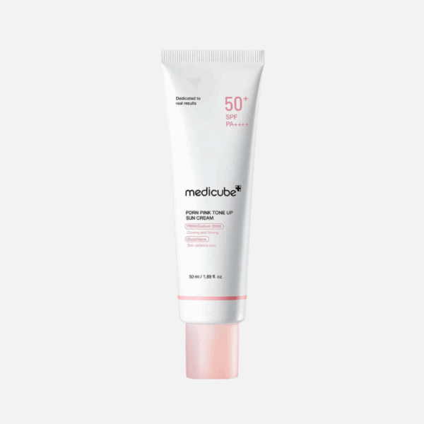 Тонирующий солнцезащитный крем с ПДРН medicube PDRN Pink Tone Up Sun Cream SPF50+ PA++++, 50 ml
