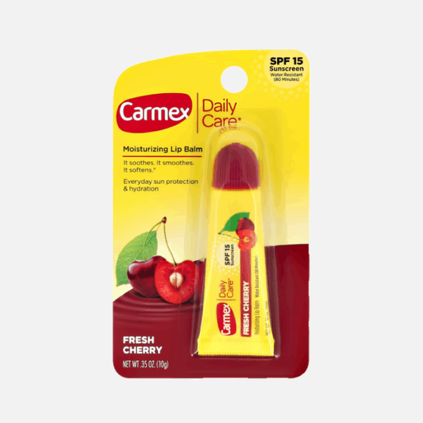 Бальзам для губ Carmex Daily Care Moisturizing Lip Balm Tube Fresh Cherry SPF 15, 10 g