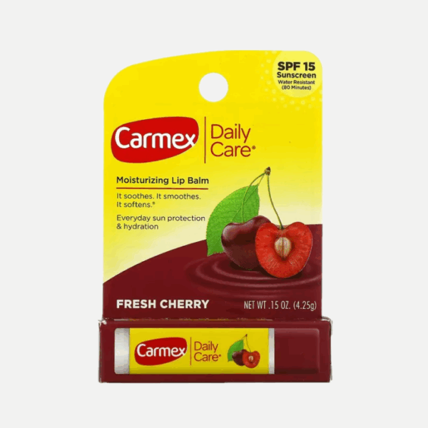 Бальзам для губ Carmex Daily Care Moisturizing Lip Balm Stick Fresh Cherry SPF 15, 4,25 g