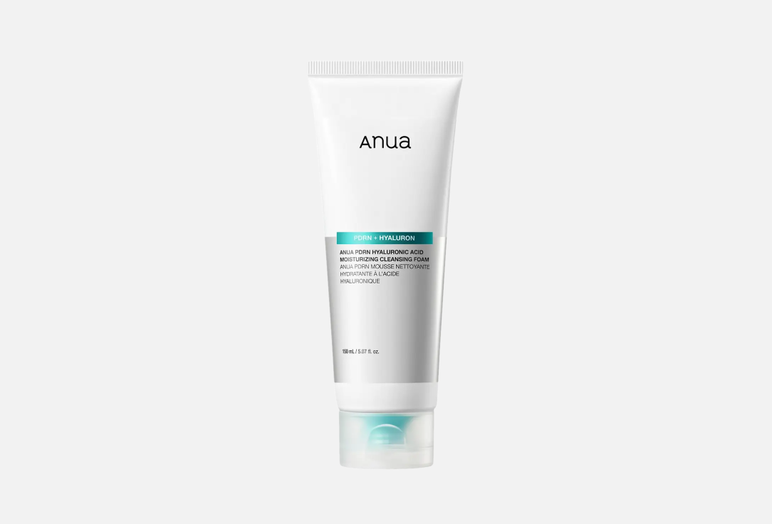 Увлажняющая пенка для умывания с ПДРН и гиалуроновой кислотой Anua PDRN Hyaluronic Acid Moisturizing Cleansing Foam 150 ml