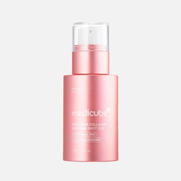 Интенсивная омолаживающая ампула с микроиглами medicube PDRN Pink Collagen Exosome Shot Serum 7500