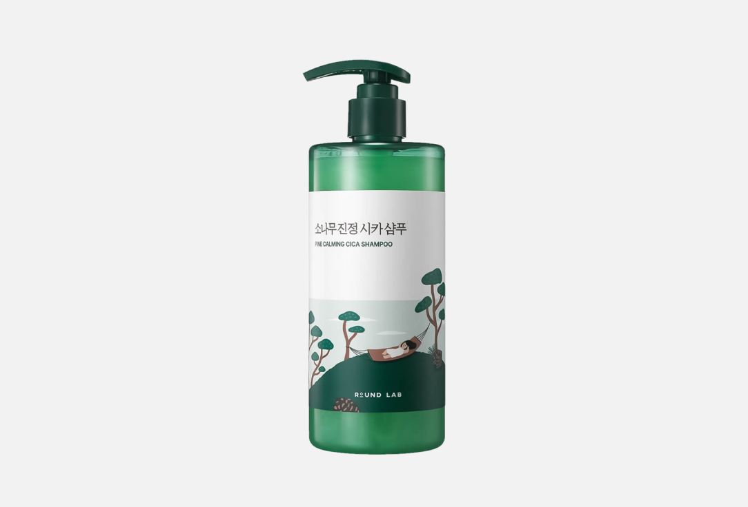 Себорегулирующий шампунь с экстрактом сосны Round Lab Pine Calming Cica Shampoo 400 ml