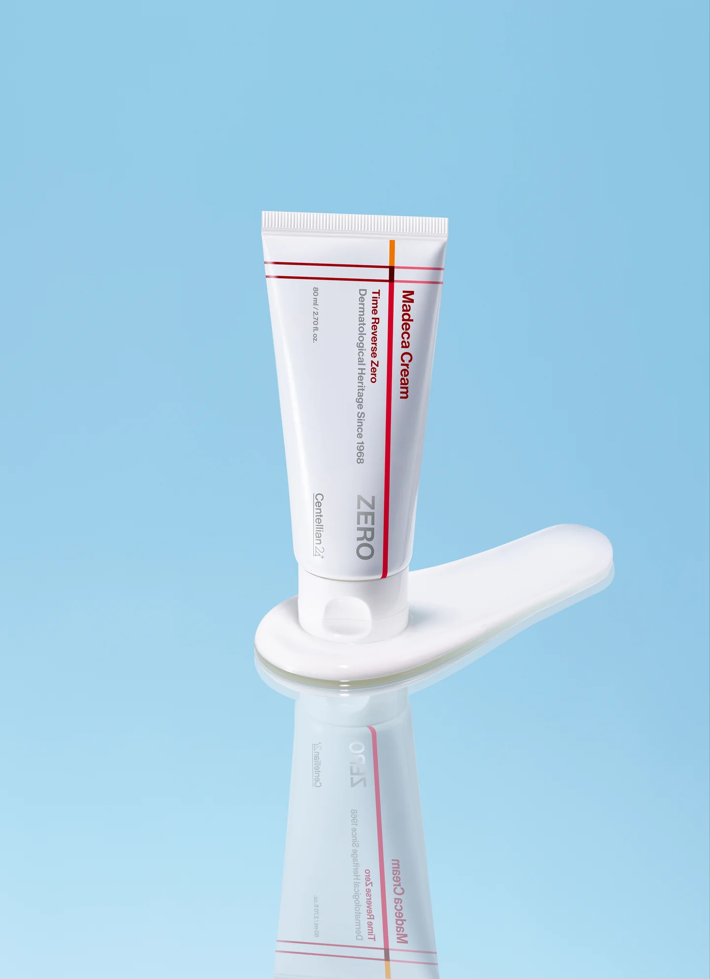 Облегчённый восстанавливающий крем Centellian24 Madeca Cream Time Reverse Zero 80 ml — изображение 4