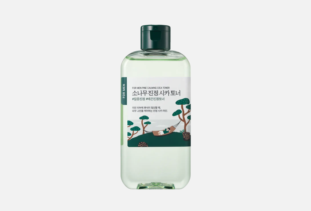 Мужской успокаивающий тонер Round Lab For Men Pine Calming Cica Toner 200 ml