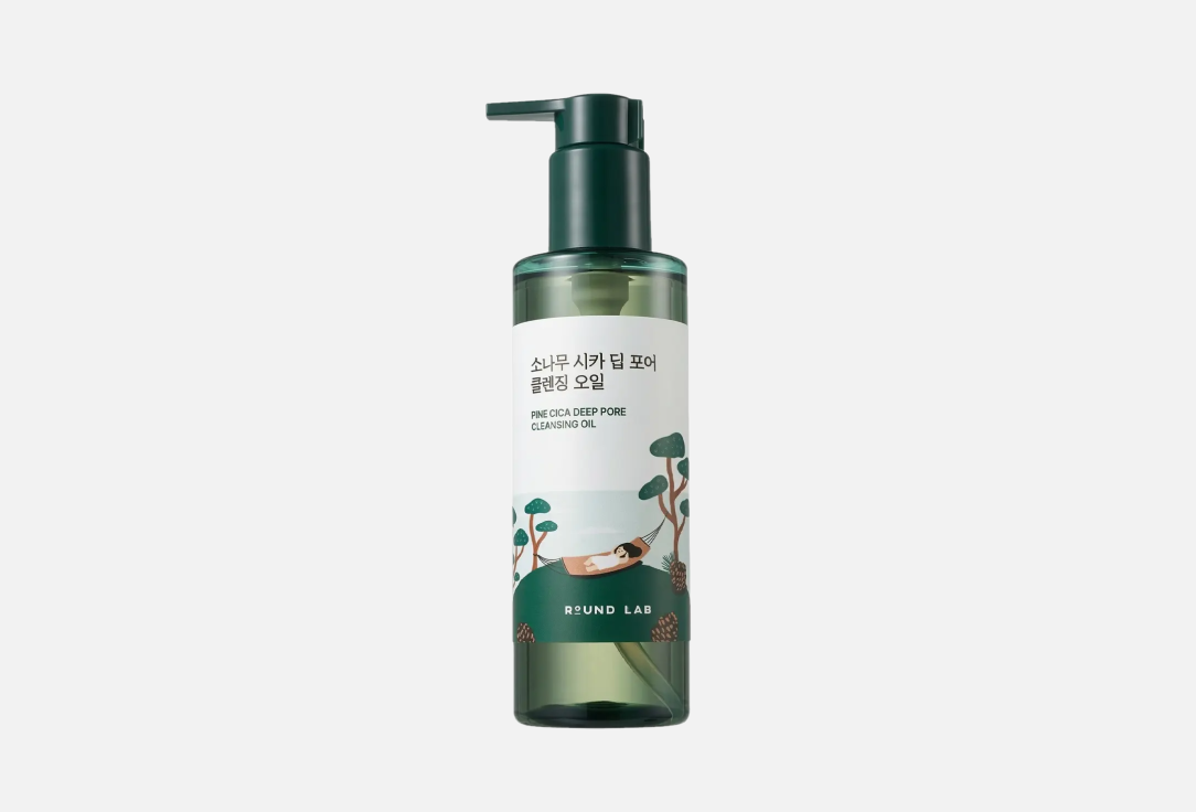 Гидрофильное масло с экстрактом сосны Round Lab Pine Cica Deep Pore Cleansing Oil 200 ml