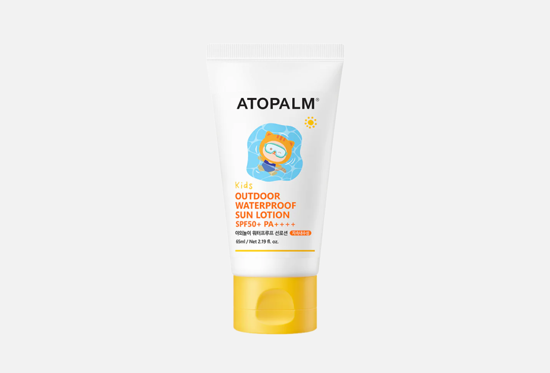 Cолнцезащитный лосьон Atopalm Outdoor Waterproof Sun Lotion SPF50+ PA++++ 65 ml