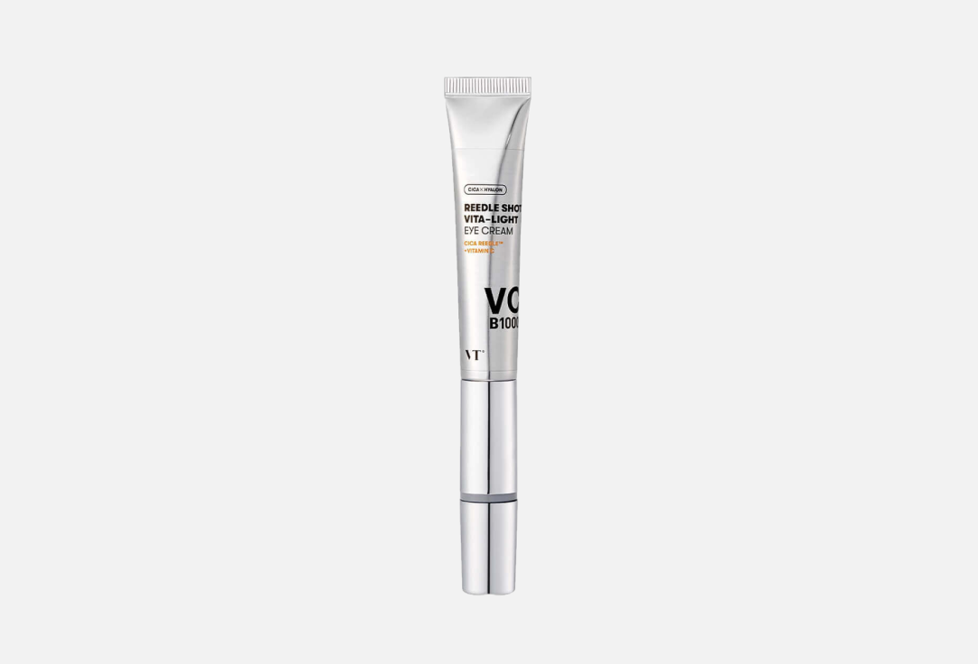 Массажный крем для век с микроиглами и витамином B3 VT Cosmetics Reedle Shot Vita-light Eye Cream 15 ml