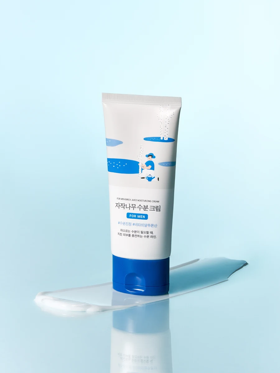 Увлажняющий крем-гель для мужчин Round Lab For Men Birch Juice Moisturizing Cream 75 ml — изображение 2