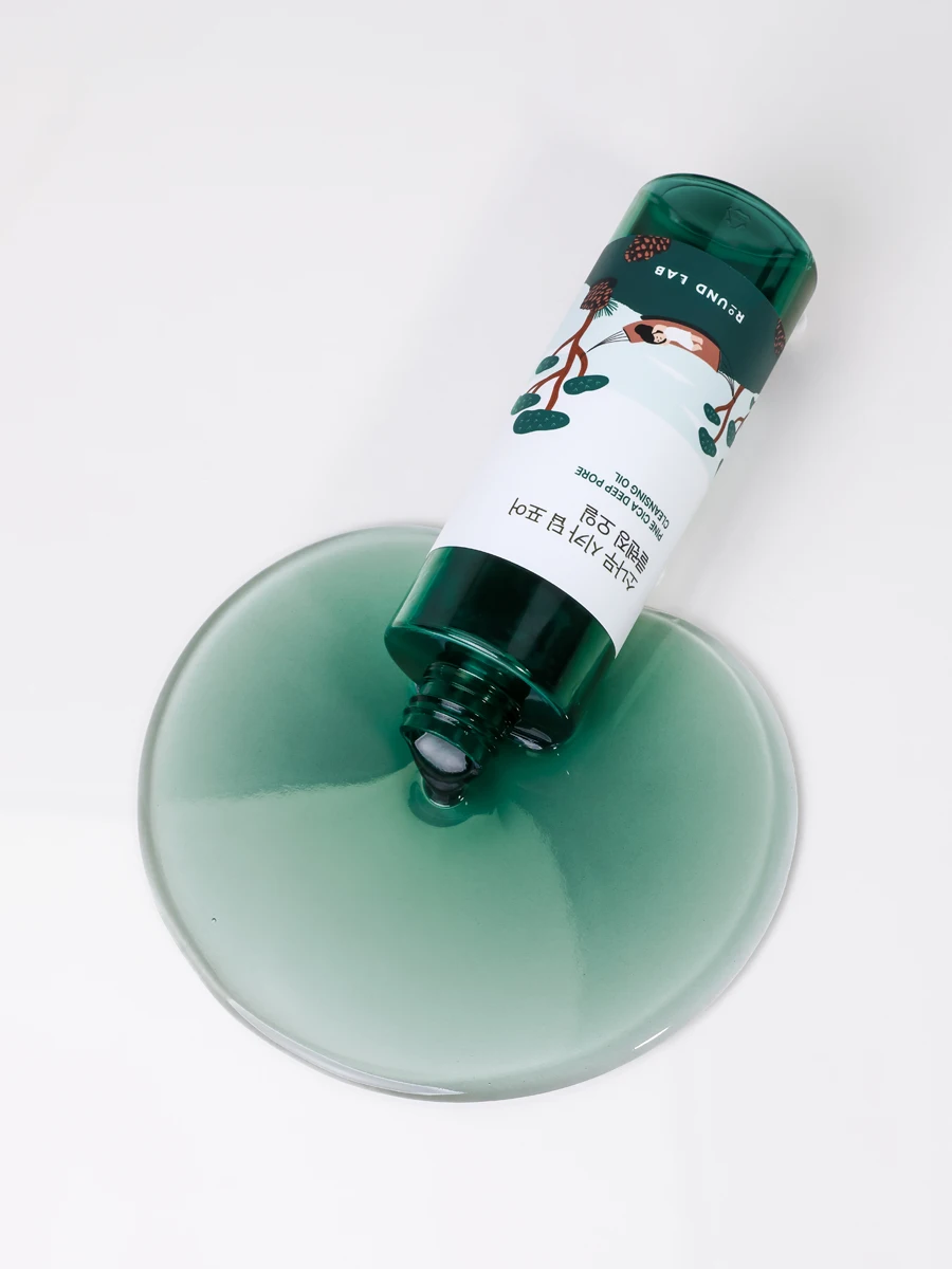 Гидрофильное масло с экстрактом сосны Round Lab Pine Cica Deep Pore Cleansing Oil 200 ml — изображение 3