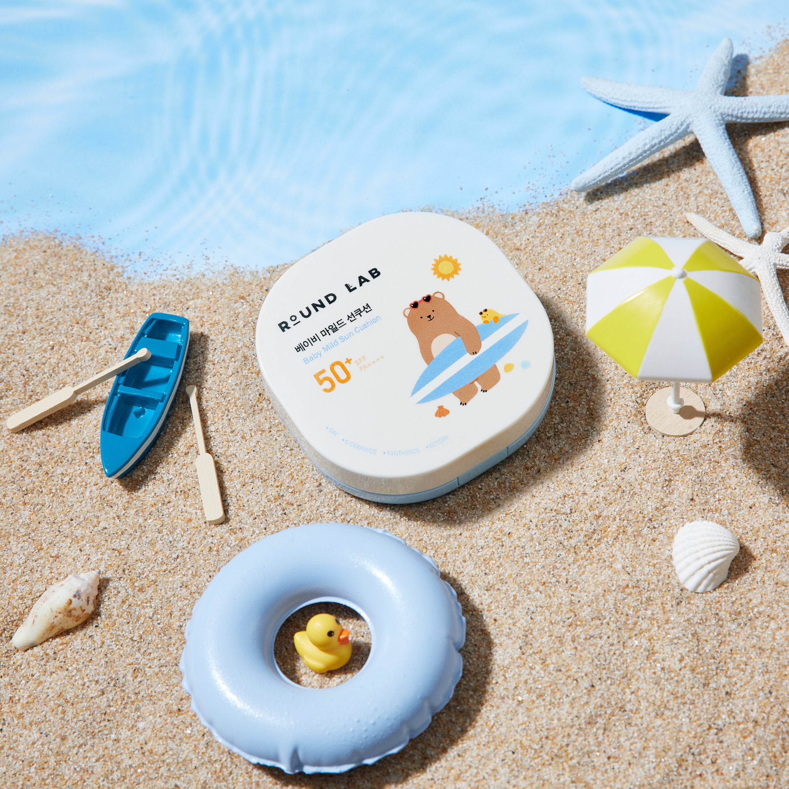 Детский солнцезащитный кушон ROUND LAB Baby Mild Sun Cushion 16 g — изображение 3