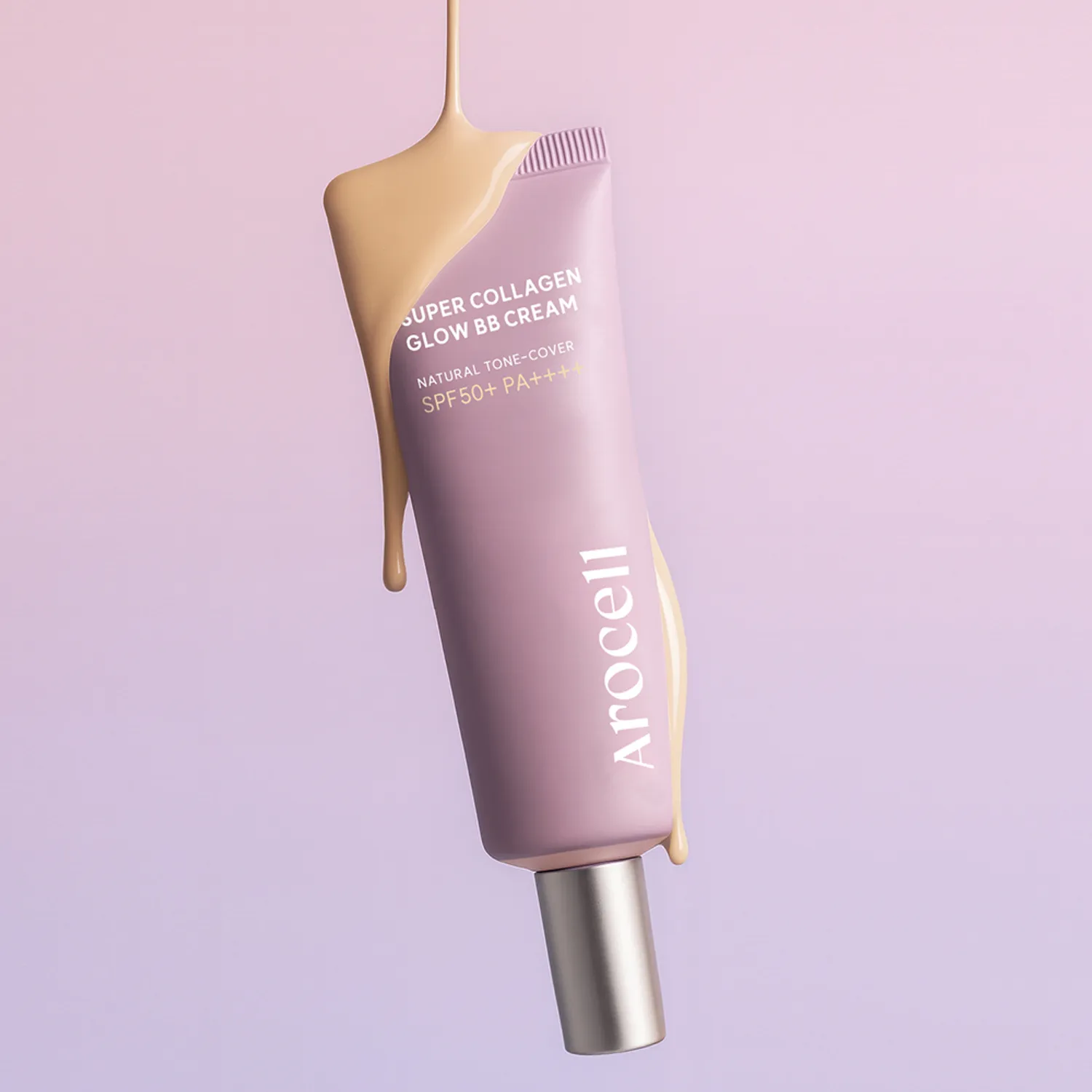 BB-крем с ПДРН и пептидами Arocell Super Collagen Glow BB Cream SPF50+ PA++++ 40 ml — изображение 2