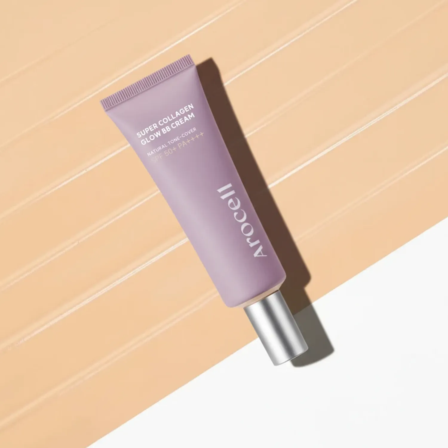 BB-крем с ПДРН и пептидами Arocell Super Collagen Glow BB Cream SPF50+ PA++++ 40 ml — изображение 4