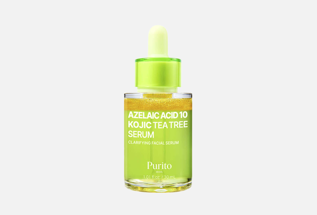 Успокаивающая капсульная сыворотка Purito Seoul Azelaic Acid 10 Kojic Tea Tree Serum 30 ml