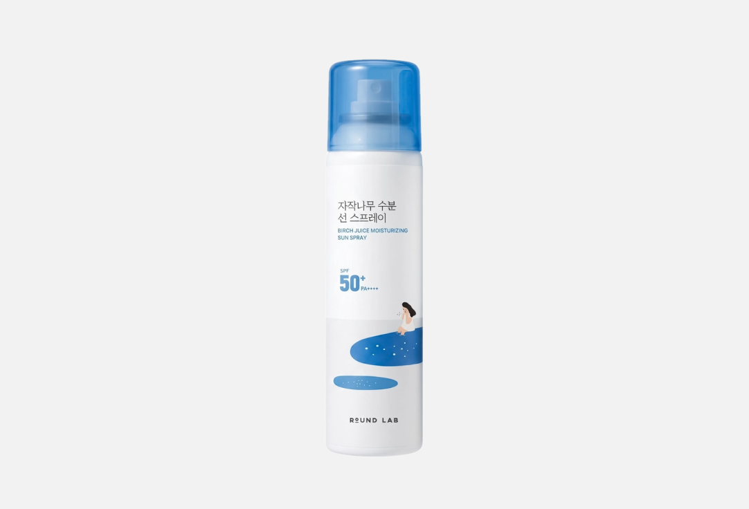 Cолнцезащитный спрей Round Lab Birch Juice Moisturizing Sun Spray SPF50+ PA++++ 100 ml