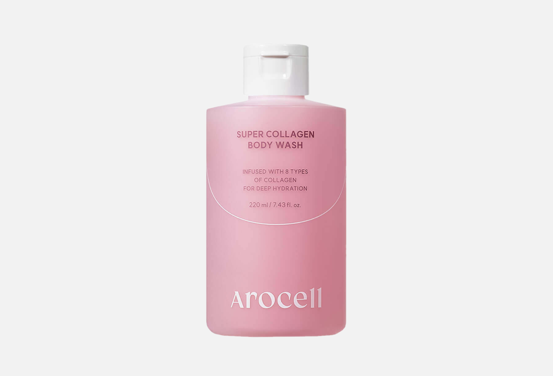 Увлажняющий гель для душа Arocell Super Collagen Body Wash 220 ml