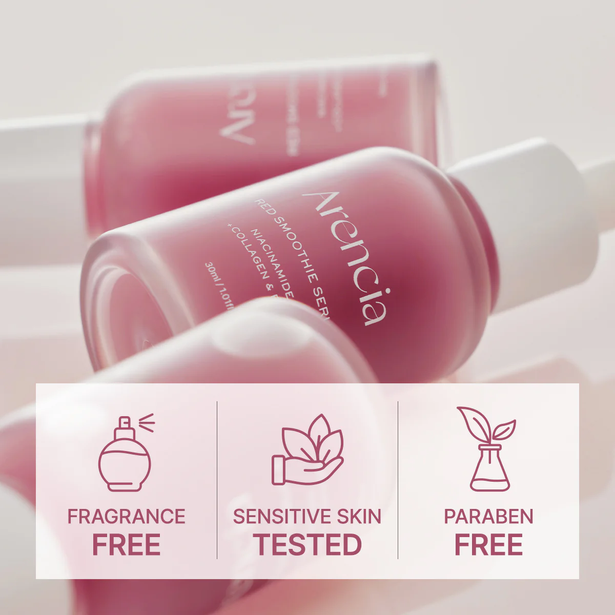Сыворотка с 8% ниацинамидом Arencia Red Smoothie Serum 8 30 ml — изображение 4