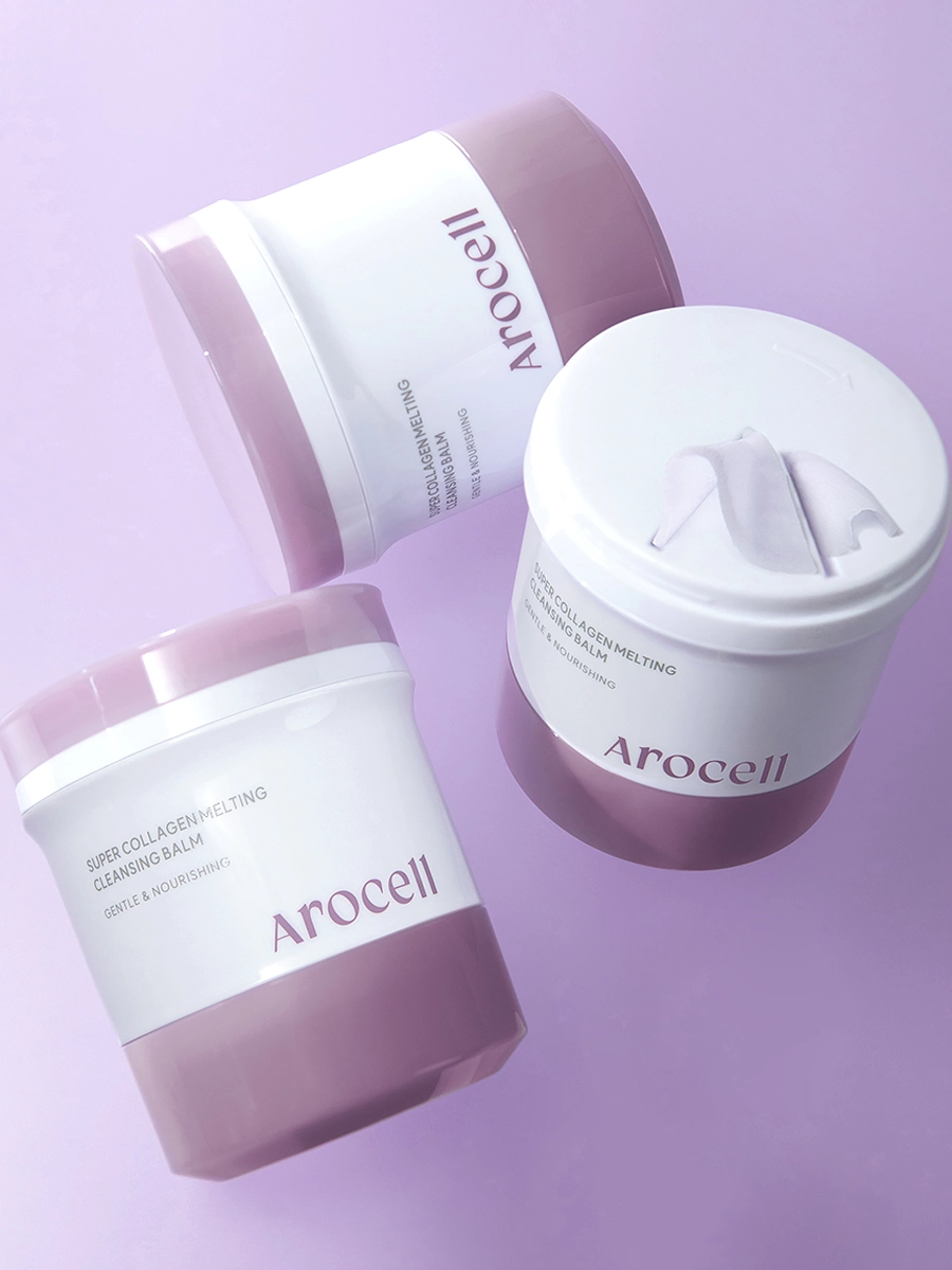 Гидрофильный бальзам с коллагеном и пептидами Arocell Super Collagen Melting Cleansing Balm 100 g — изображение 4