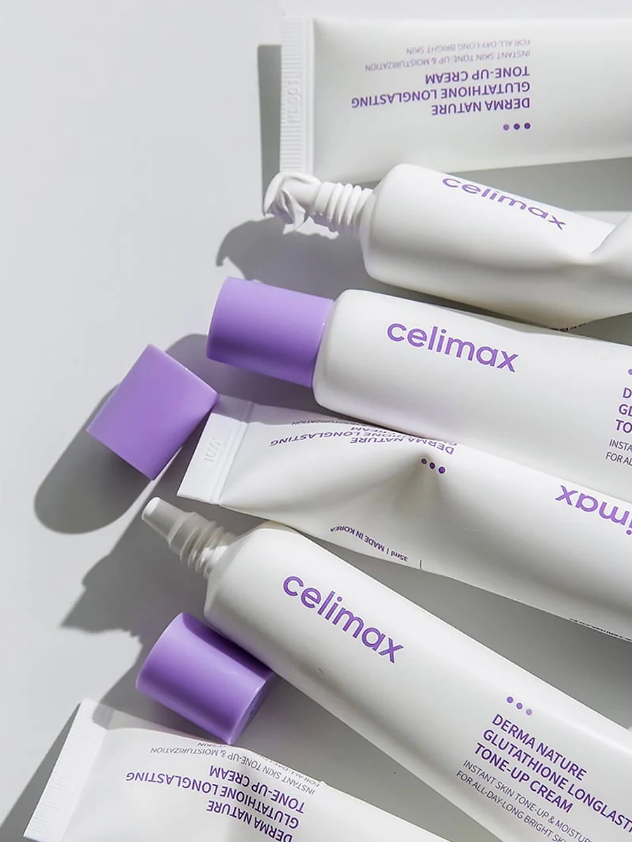 Осветляющий крем c глутатионом Celimax Derma Nature Glutathione Longlasting Tone-Up Cream 35 ml — изображение 3