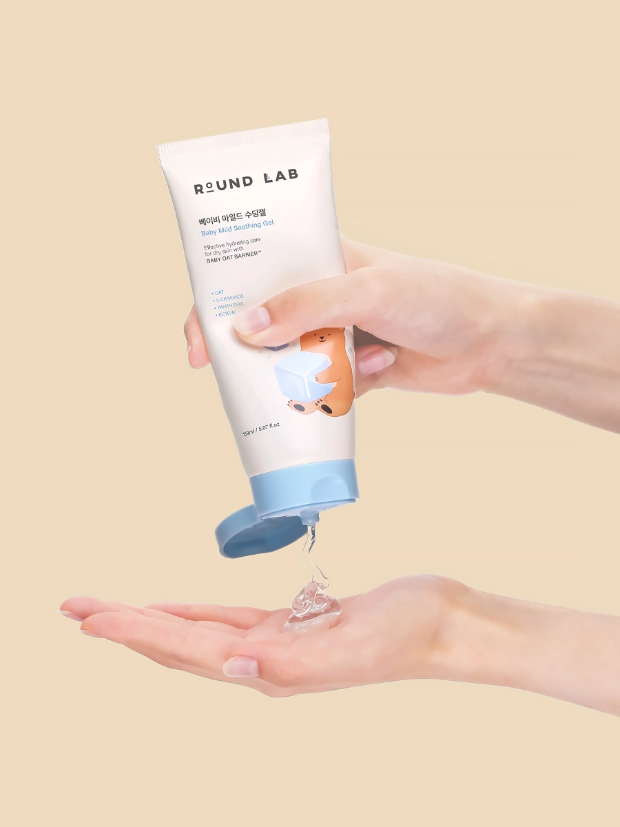 Детский успокаивающий гель Round Lab Baby Mild Soothing Gel 150 ml — изображение 3