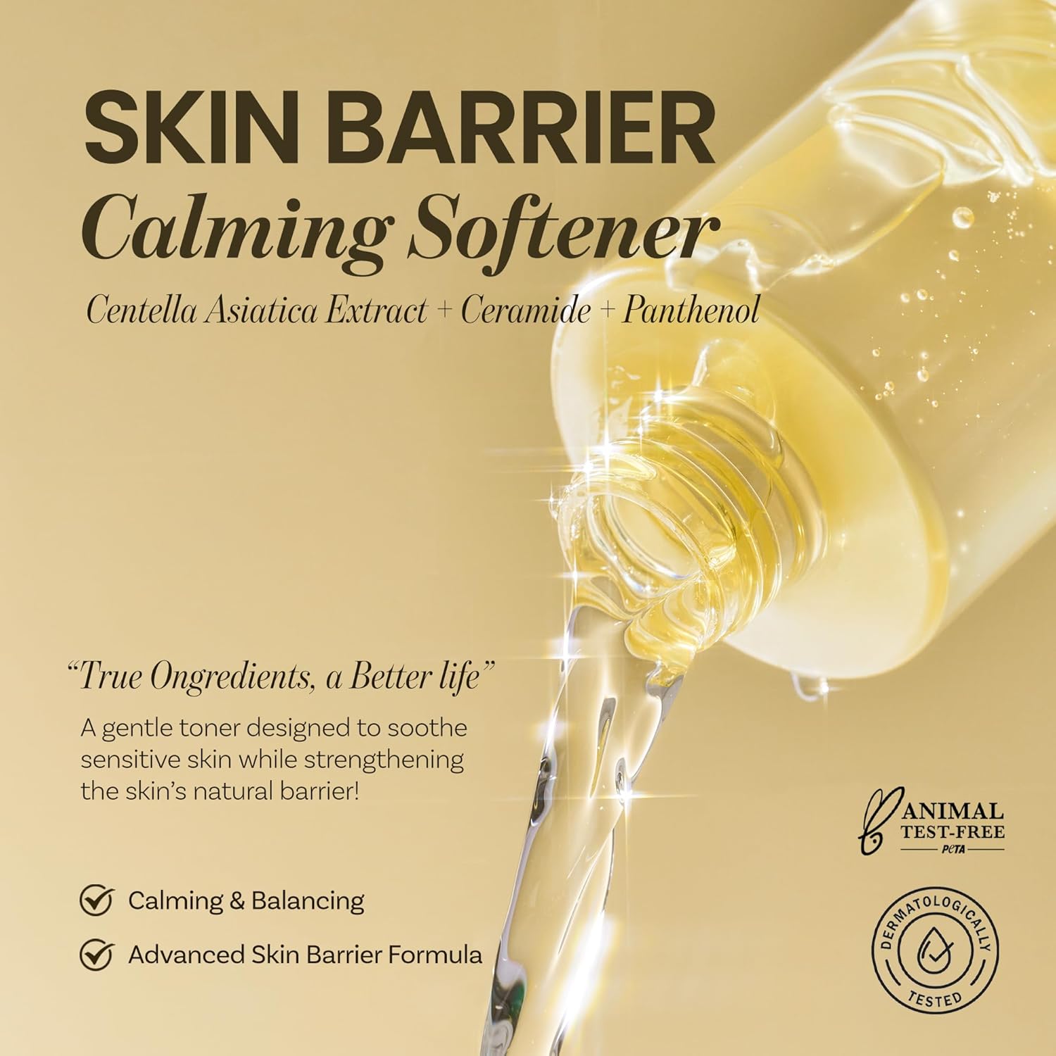 Тонер ongredients Skin Barrier Calming Softener 250ml — изображение 2