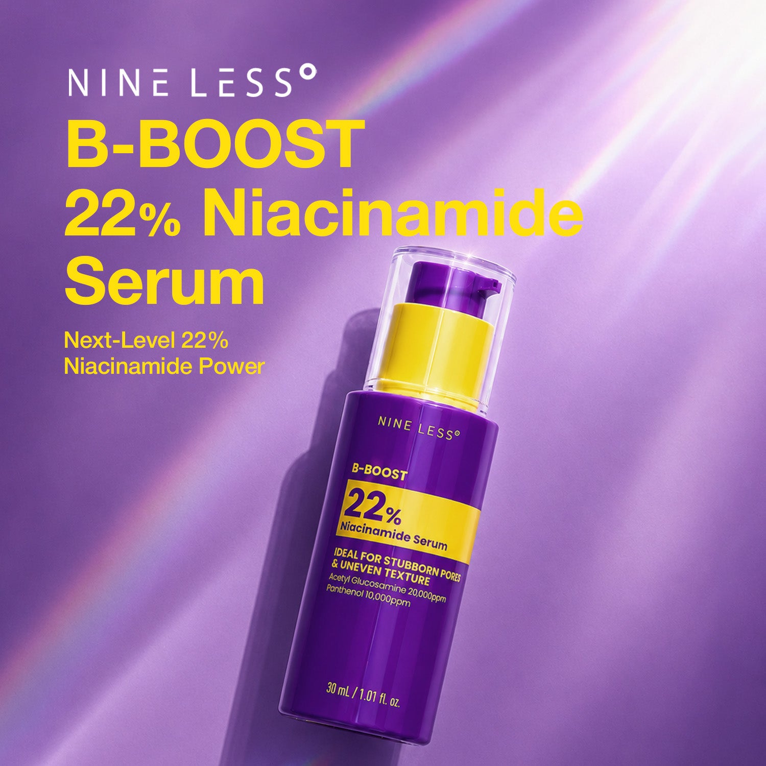 Сыворотка с 22% ниацинамидом NINE LESS B-BOOST 22% Niacinamide Serum 30 ml — изображение 2