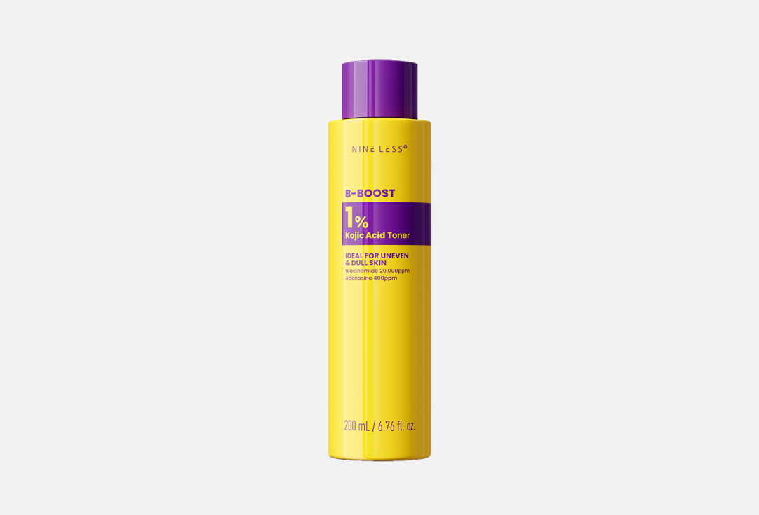 Тонер с коевой кислотой NINE LESS B-Boost 1% Kojic Acid Toner 200 ml