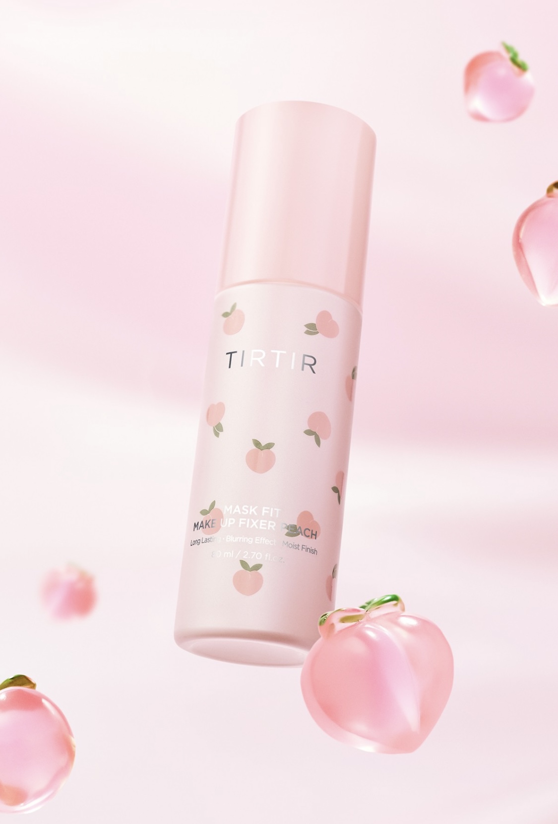 Фиксирующий спрей TIRTIR Mask Fit Makeup Fixer Peach 80 ml — изображение 2