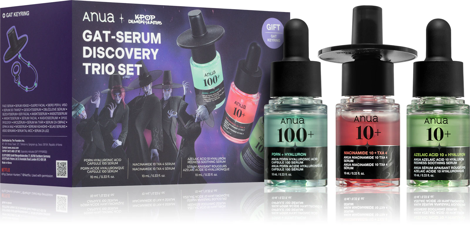 Набор из трех мини-сывороток Anua Gat Serum Discovery Trio Set — изображение 3
