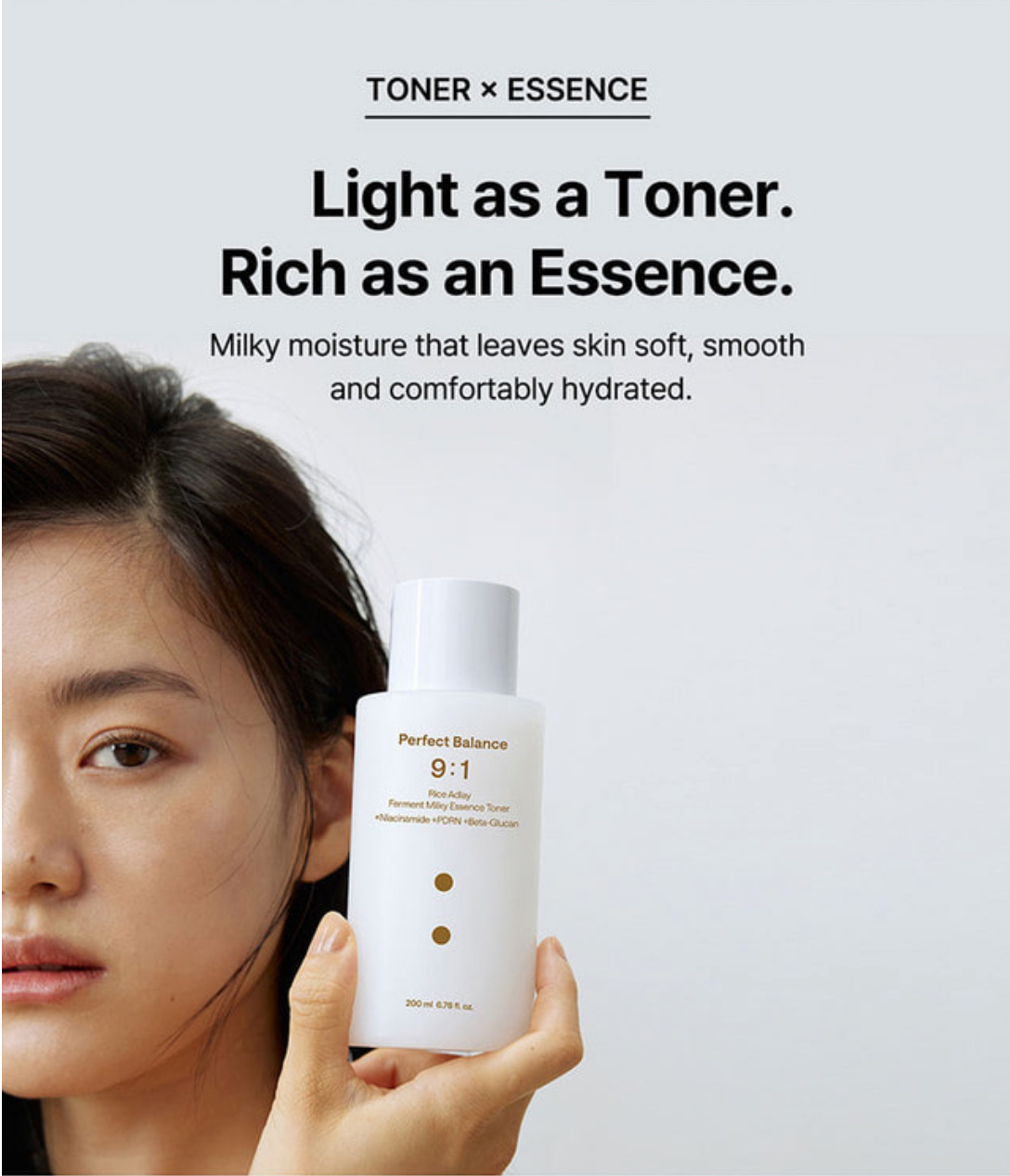 Молочный тонер-эссенция B:Lab Rice Adlay Ferment Milky Essence Toner 200 ml — изображение 2